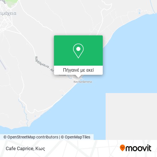 Cafe Caprice χάρτης