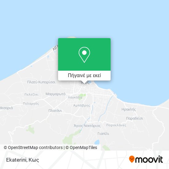 Ekaterini χάρτης