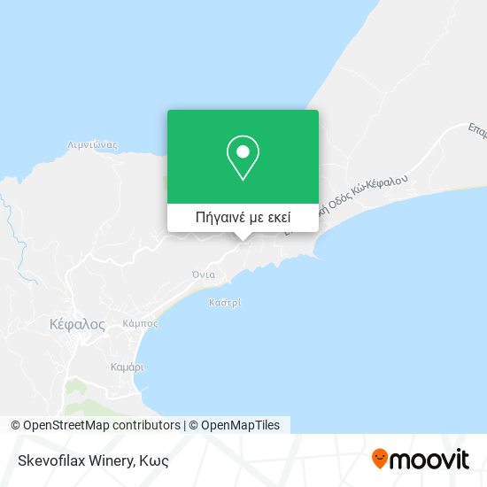 Skevofilax Winery χάρτης