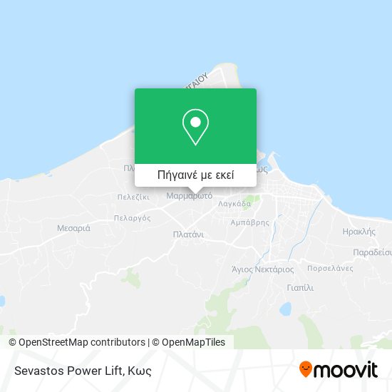 Sevastos Power Lift χάρτης