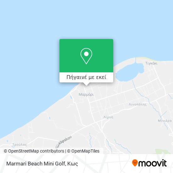 Marmari Beach Mini Golf χάρτης