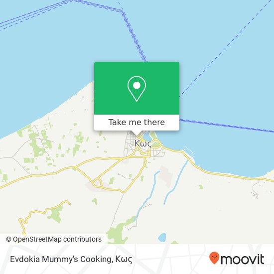 Evdokia Mummy's Cooking, Μπουμπουλίνας 853 00 Κως χάρτης
