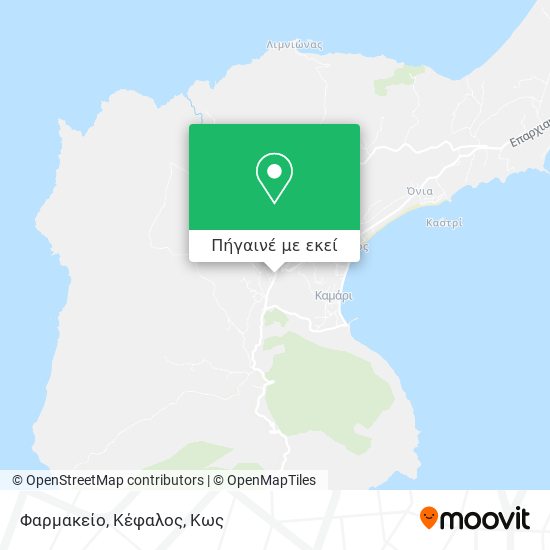 Φαρμακείο, Κέφαλος χάρτης