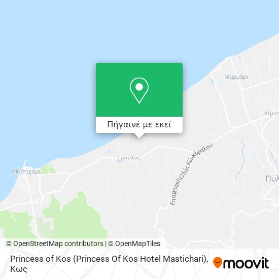 Princess of Kos (Princess Of Kos Hotel Mastichari) χάρτης