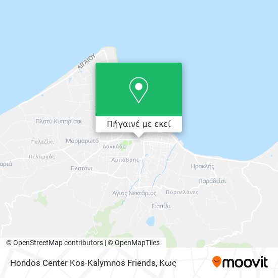 Hondos Center Kos-Kalymnos Friends χάρτης