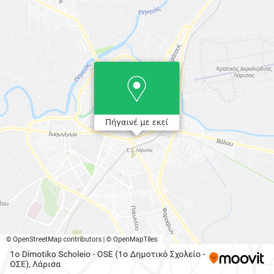 1o Dimotiko Scholeio - OSE (1ο Δημοτικό Σχολείο - ΟΣΕ) χάρτης