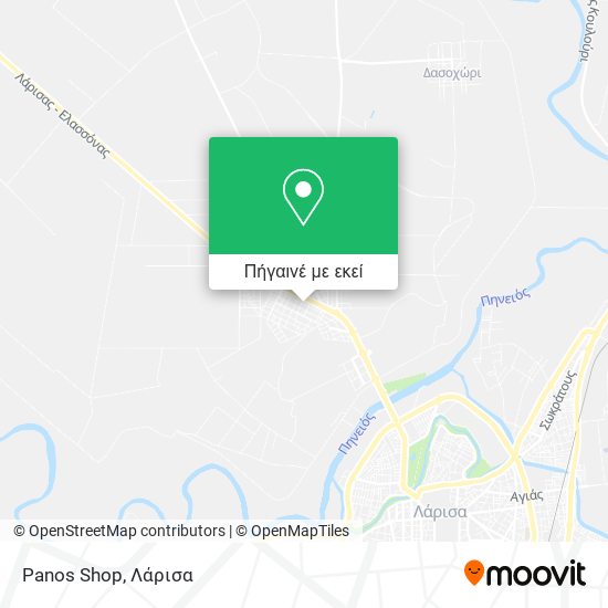 Panos Shop χάρτης