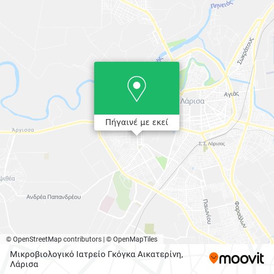 Μικροβιολογικό Ιατρείο Γκόγκα Αικατερίνη χάρτης