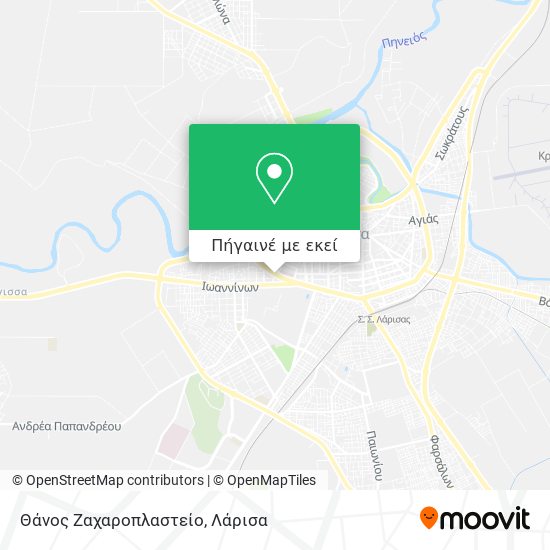Θάνος Ζαχαροπλαστείο χάρτης