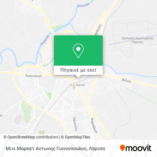 Μινι Μαρκετ Αντωνης Γιαννοπουλος χάρτης