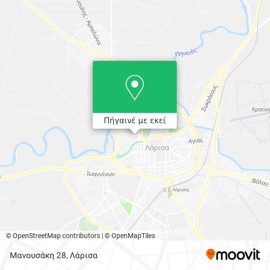 Μανουσάκη 28 χάρτης