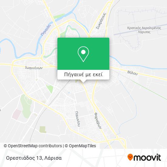Ορεστιάδος 13 χάρτης