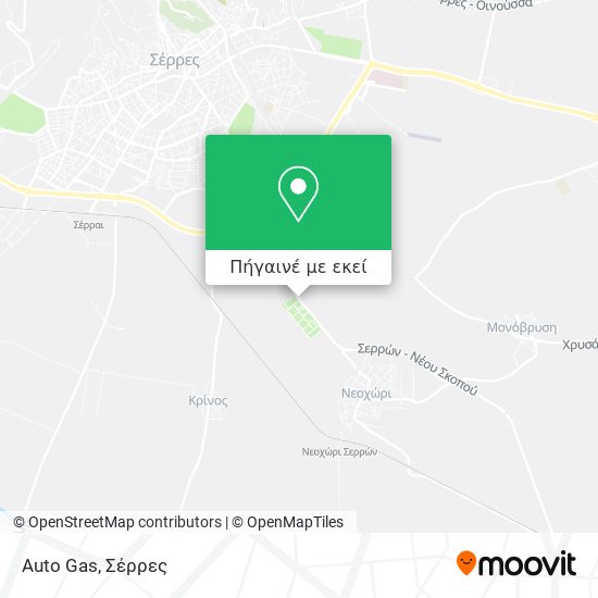 Auto Gas χάρτης