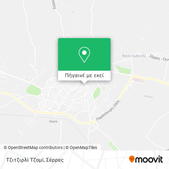 Τζιτζιρλί Τζαμί χάρτης