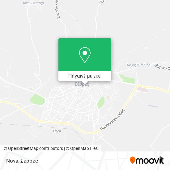 Nova χάρτης