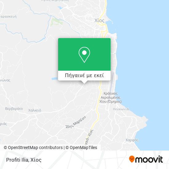 Profiti Ilia χάρτης