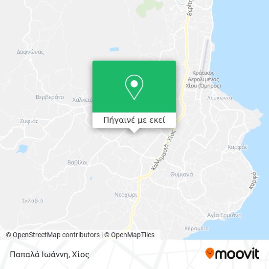 Παπαλά Ιωάννη χάρτης