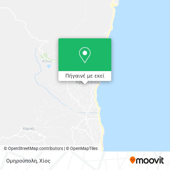 Ομηρούπολη χάρτης