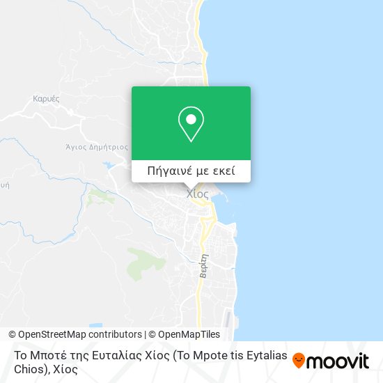 Το Μποτέ της Ευταλίας Χίος (To Mpote tis Eytalias Chios) χάρτης
