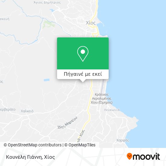 Κουνέλη Γιάννη χάρτης