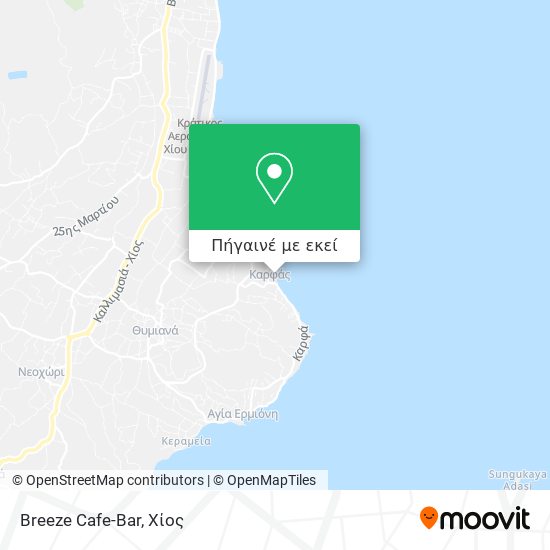 Breeze Cafe-Bar χάρτης