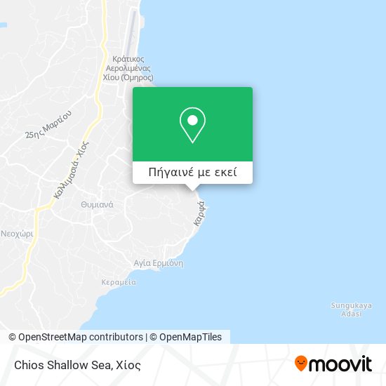 Chios Shallow Sea χάρτης