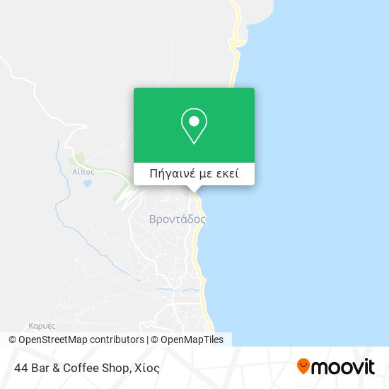 44 Bar & Coffee Shop χάρτης