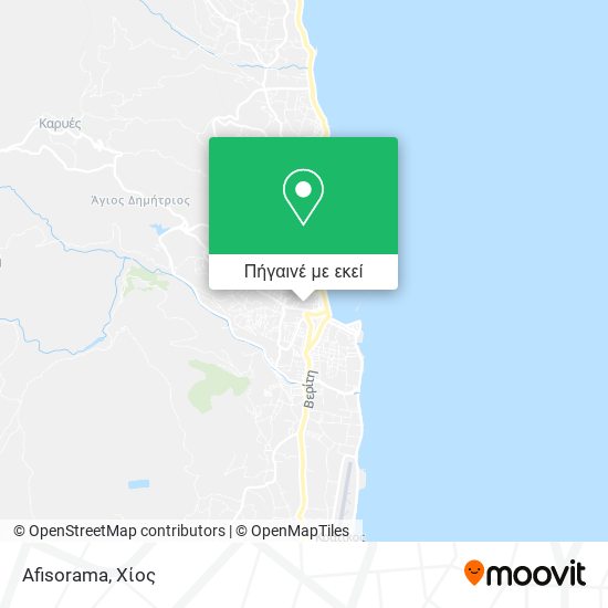 Afisorama χάρτης
