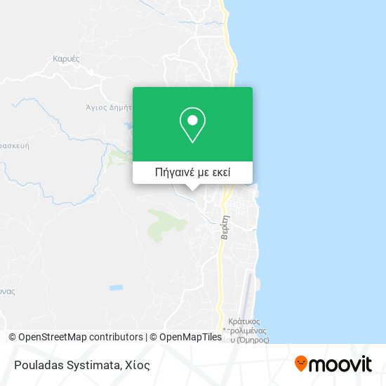 Pouladas Systimata χάρτης