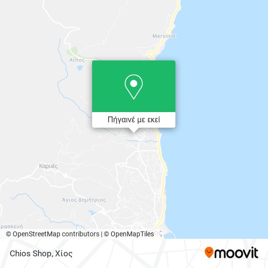 Chios Shop χάρτης