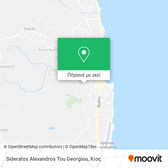 Sideratos Alexandros Tou Georgiou χάρτης
