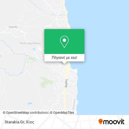 Starakia.Gr χάρτης