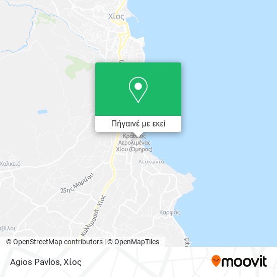Agios Pavlos χάρτης