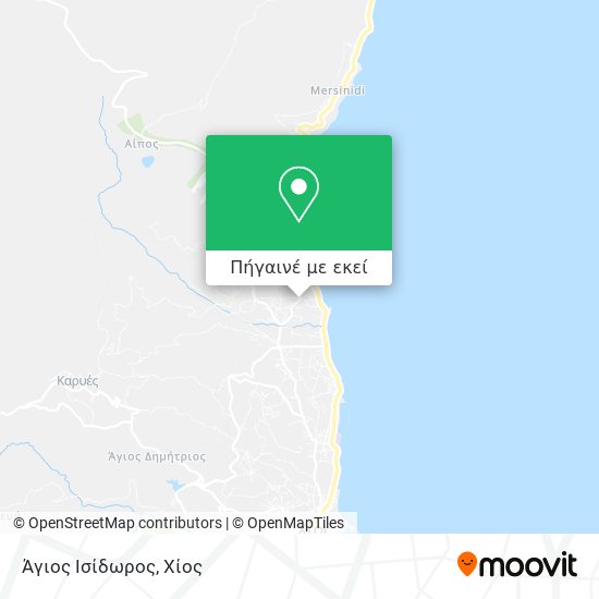 Άγιος Ισίδωρος χάρτης