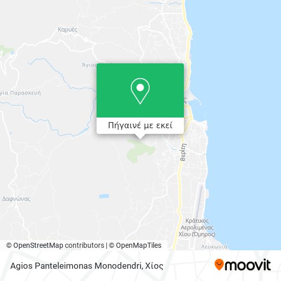 Agios Panteleimonas Monodendri χάρτης