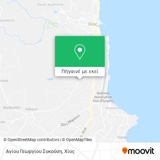 Αγίου Γεωργίου Συκούση χάρτης