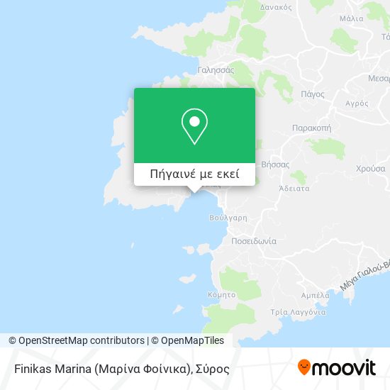 Finikas Marina (Μαρίνα Φοίνικα) χάρτης