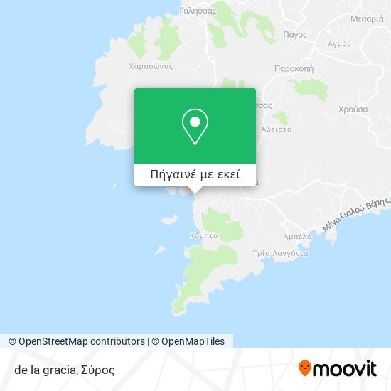 de la gracia χάρτης