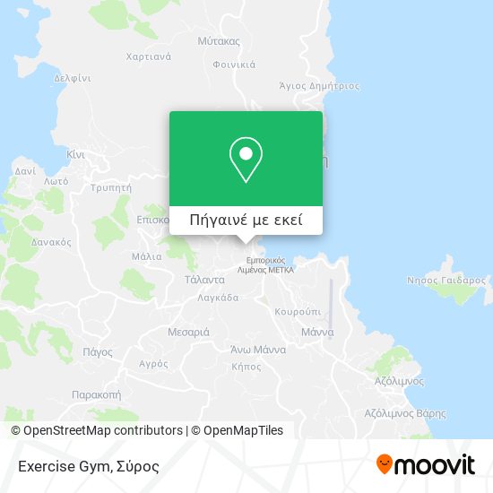 Exercise Gym χάρτης