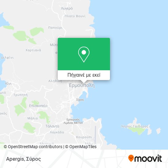 Apergis χάρτης