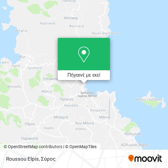 Roussou Elpis χάρτης