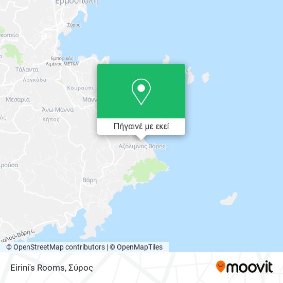 Eirini's Rooms χάρτης