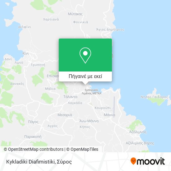 Kykladiki Diafimistiki χάρτης