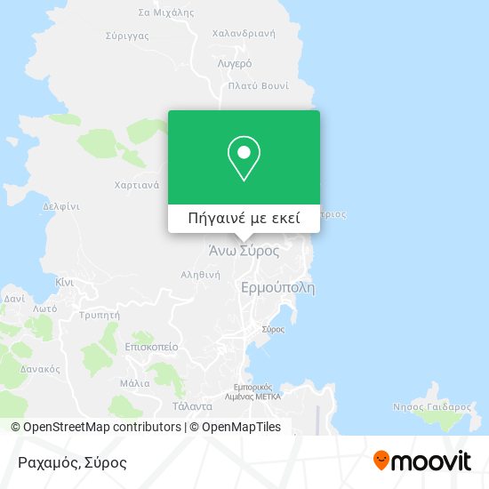 Ραχαμός χάρτης