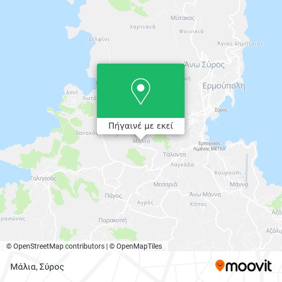 Μάλια χάρτης