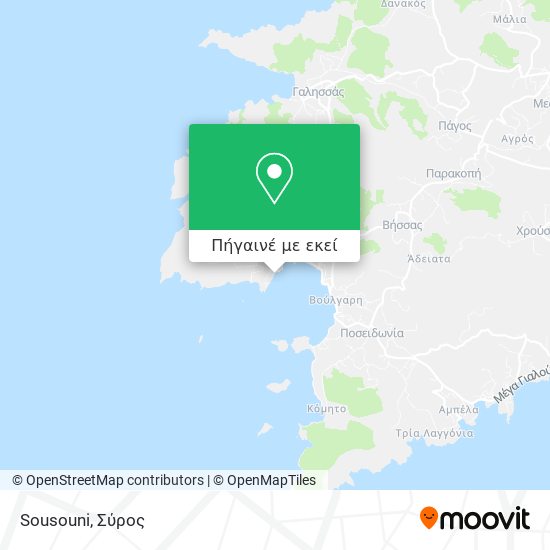Sousouni χάρτης