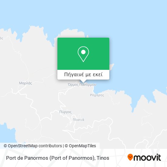 Port de Panormos (Port of Panormos) χάρτης