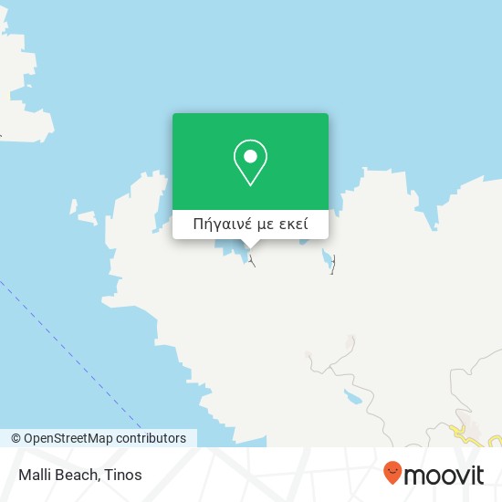 Malli Beach χάρτης