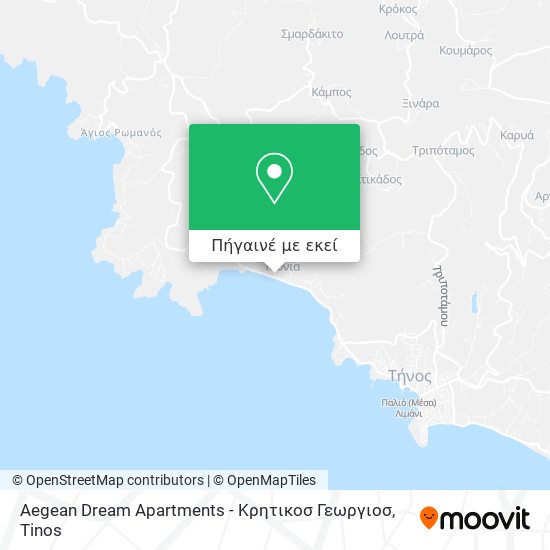 Aegean Dream Apartments - Κρητικοσ Γεωργιοσ χάρτης