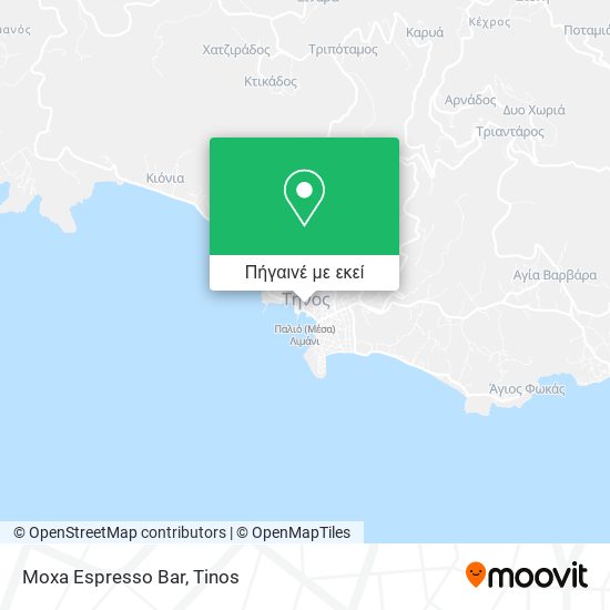 Moxa Espresso Bar χάρτης
